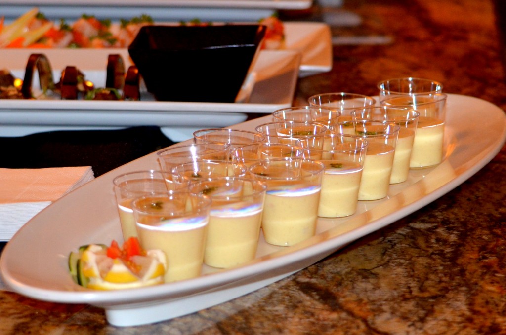 Avgolemono Soup Shots - Garlic, Parsley, Pinenut & Lemon Pesto