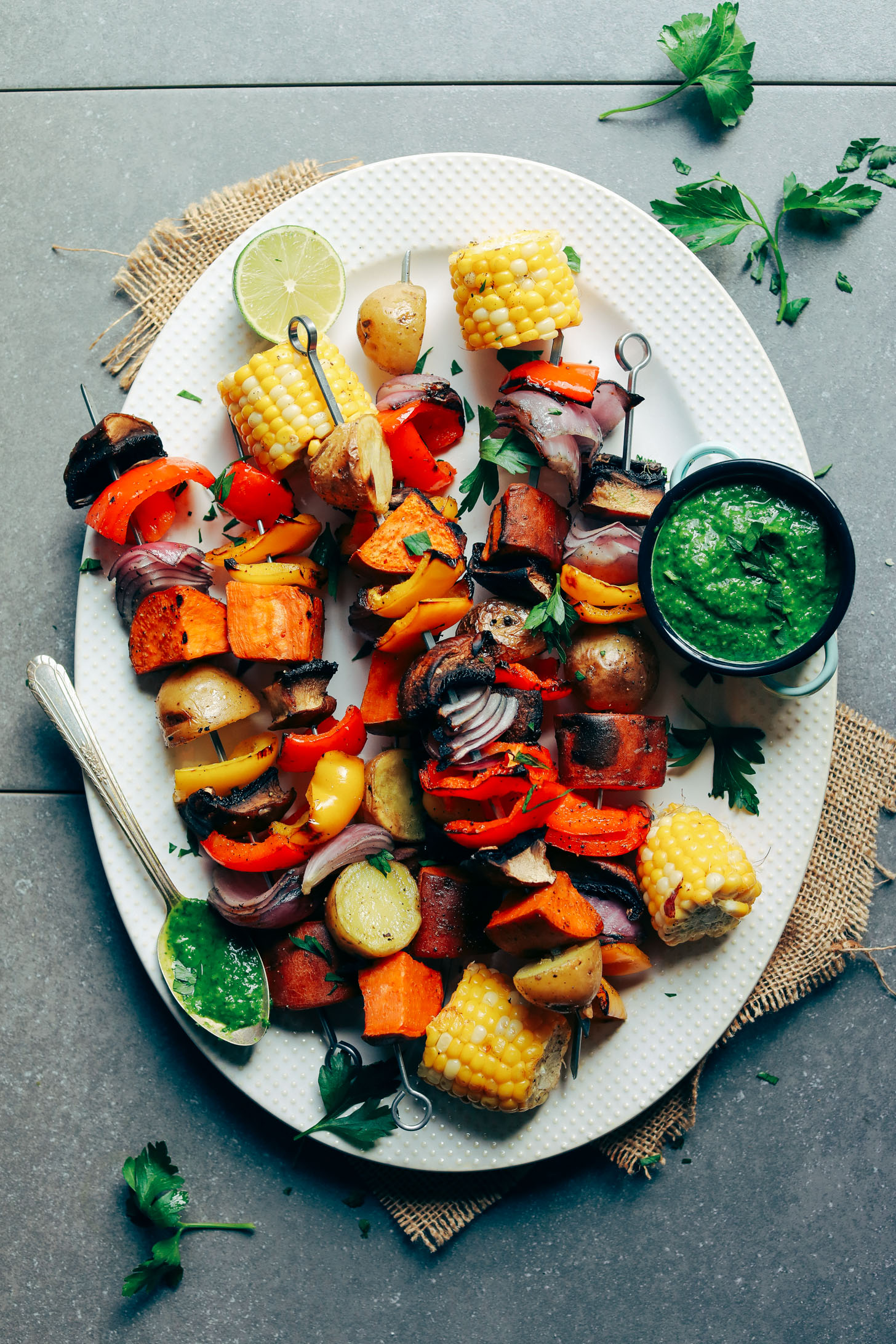 skewers Eco-friendly bbq vegetable skewers